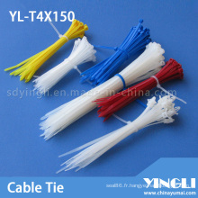 Utilisation unique d&#39;attaches de câble en nylon (YL-T4X150)